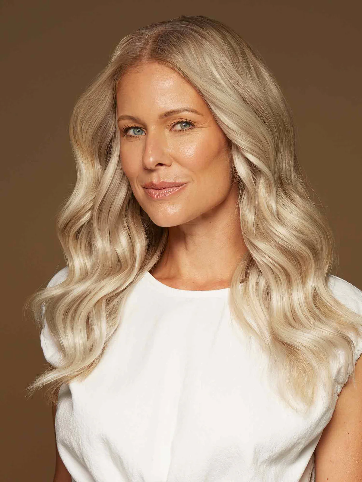 Lang haar met extensions en volume